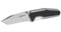 SWISS+TECH Нож  90мм складной с полированным лезвием, рукоятка сталь G-10